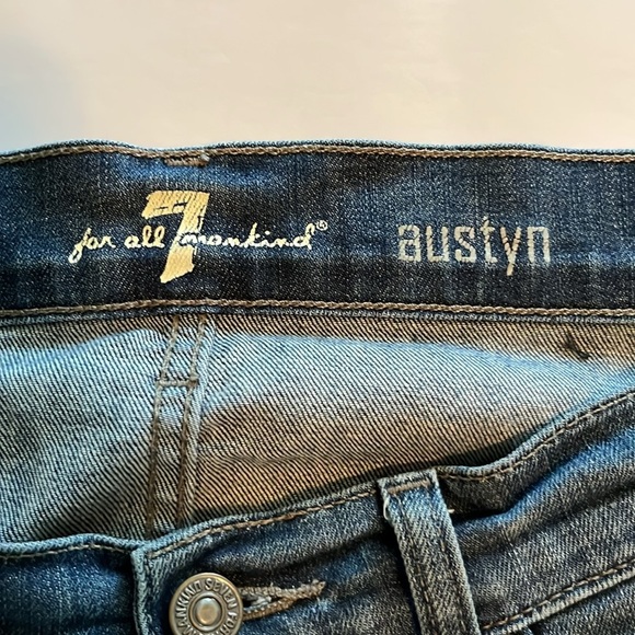 7 For All Mankind Austyn Straight Leg Size 33 - Picture 10 of 16